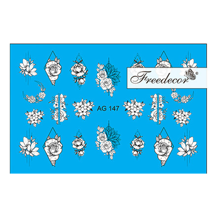 

Набор Freedecor Слайдер-дизайн Аэрография №147, 3 шт.