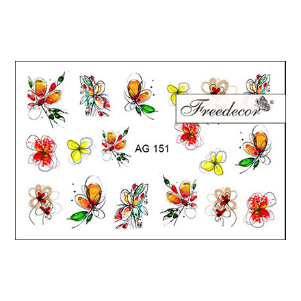 

Набор Freedecor Слайдер-дизайн Аэрография №151, 3 шт.