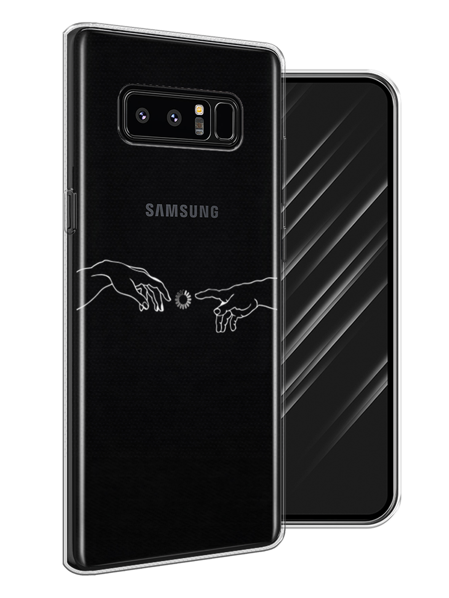 

Чехол Awog на Samsung Galaxy Note 8 "Загрузка творения", Белый;серый;прозрачный, 25250-10