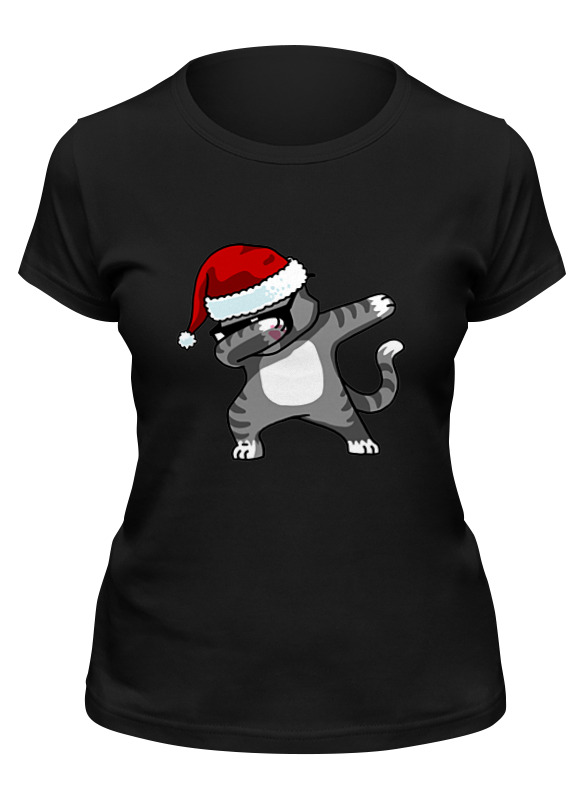 

Футболка женская Printio Dabbing cat черная 2XL, Черный, Dabbing cat