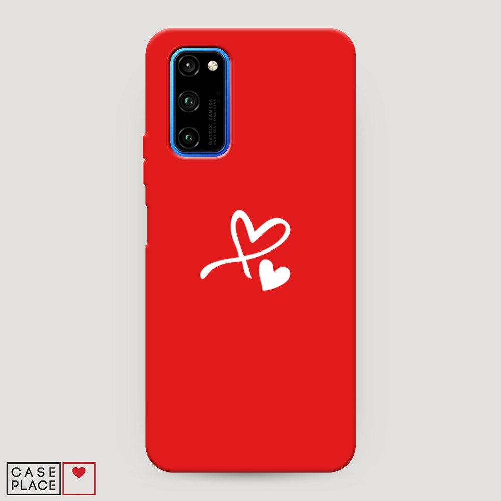 

Матовый силиконовый чехол "Звездочки графика белая" на Honor 7X