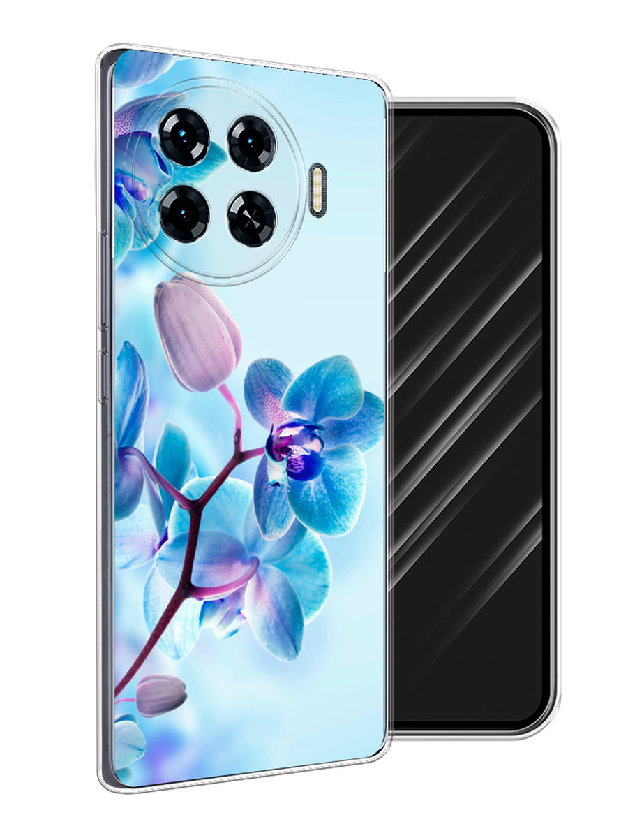 

Чехол Awog на Tecno Spark 20 Pro Plus "Голубая орхидея", Голубой;синий;фиолетовый, 305050-1