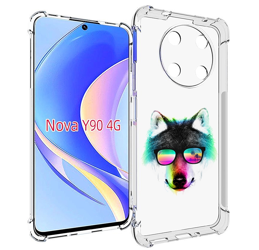 

Чехол MyPads радужный волк для Huawei Nova Y90 (CTR-LX1) / Enjoy 50 Pro, Tocco