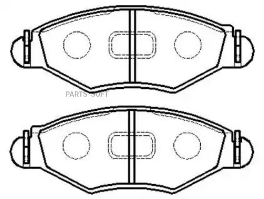 

Тормозные колодки HSB HP5047