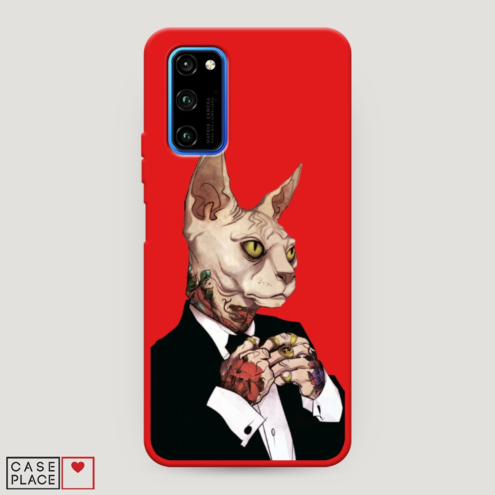

Матовый силиконовый чехол "Звездочки графика белая" на Honor 7X