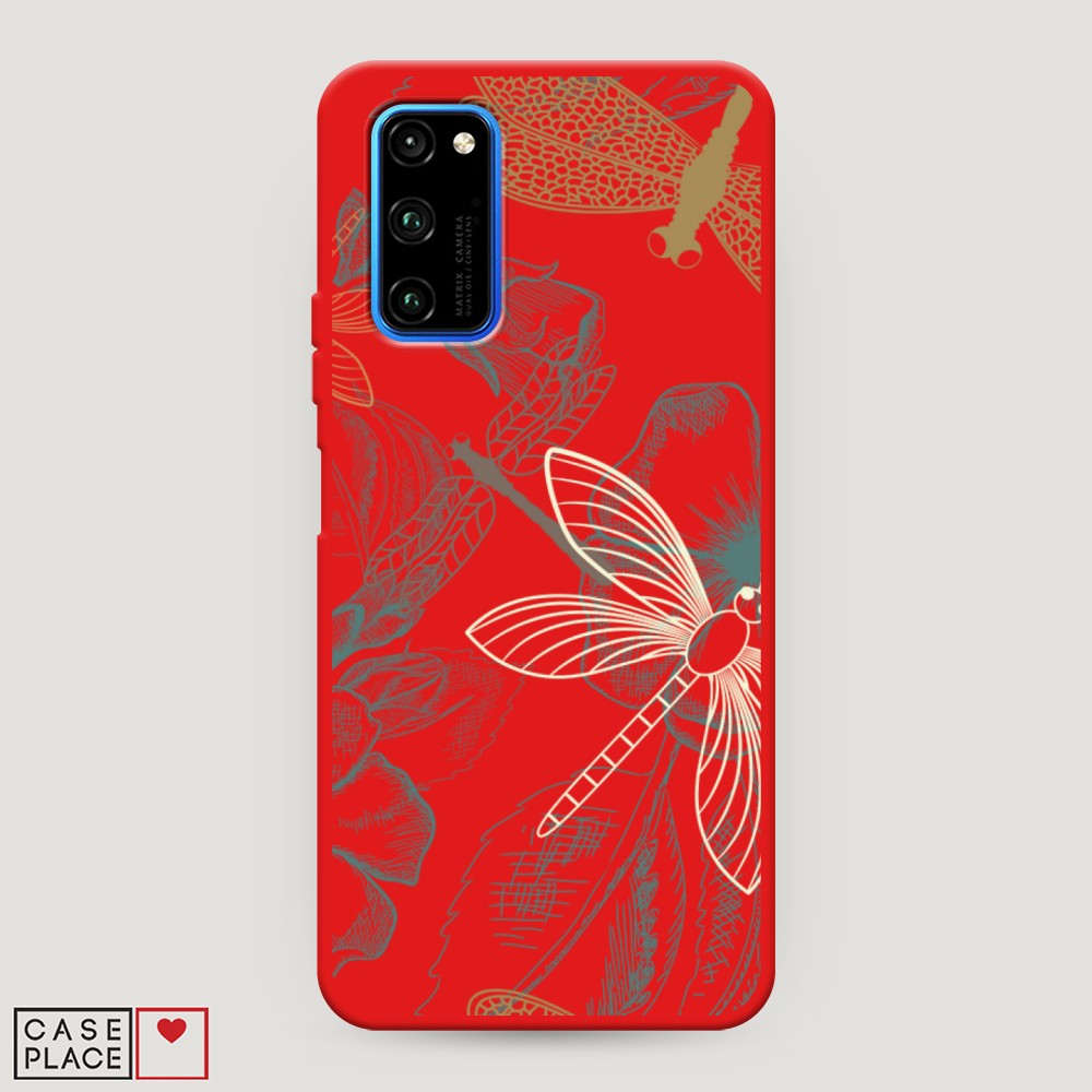 

Матовый силиконовый чехол "Звездочки графика белая" на Honor 7X