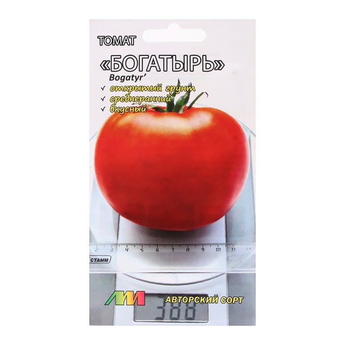 Семена томат Богатырь Селекционер Мязина Л.А. 9359565-2p 2 уп.