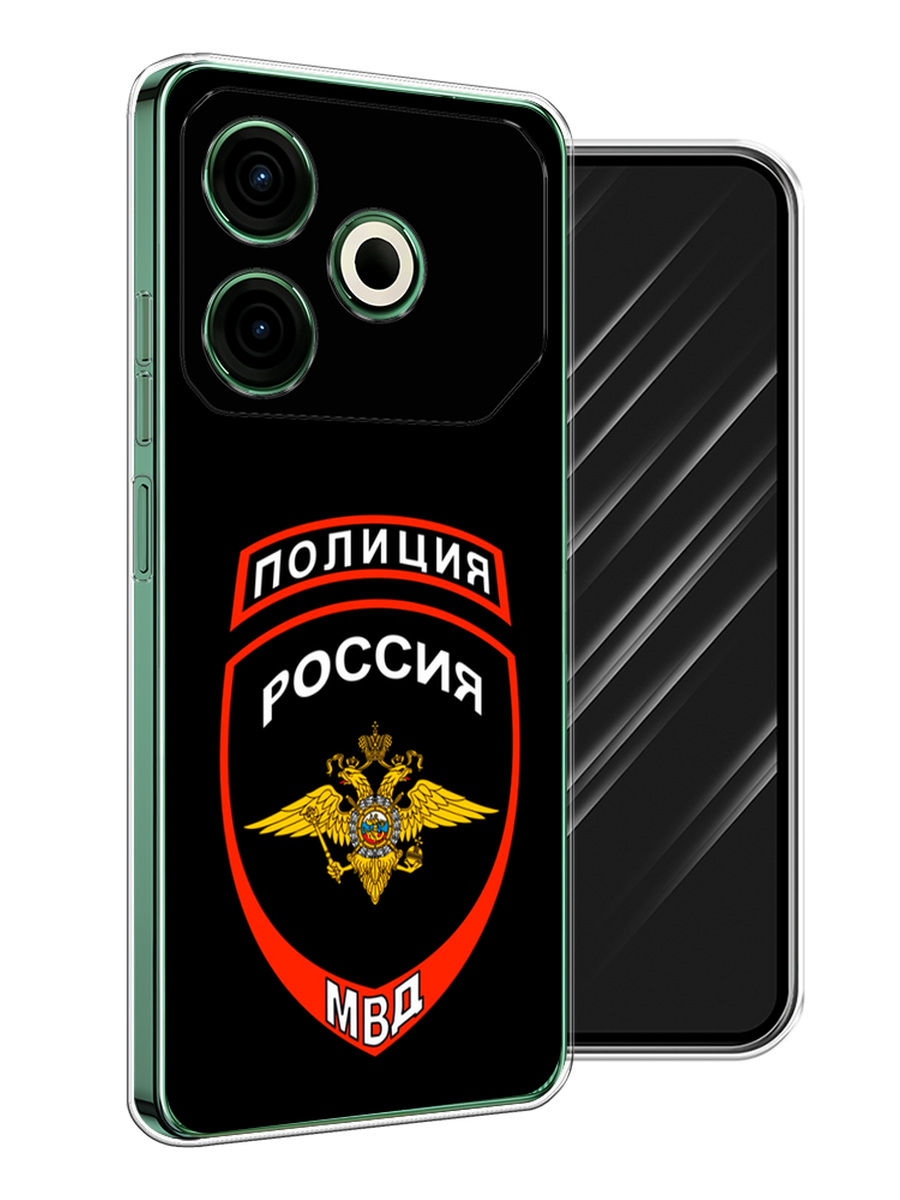 

Чехол Awog на Tecno Pova 6 Neo "Полиция шеврон", Черный;красный;белый, 309050-1