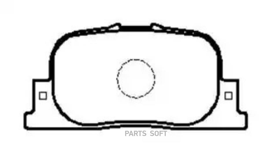 

Колодки тормозные дисковые TOYOTA: COROLLA ALTIS 02- HSB HP5091