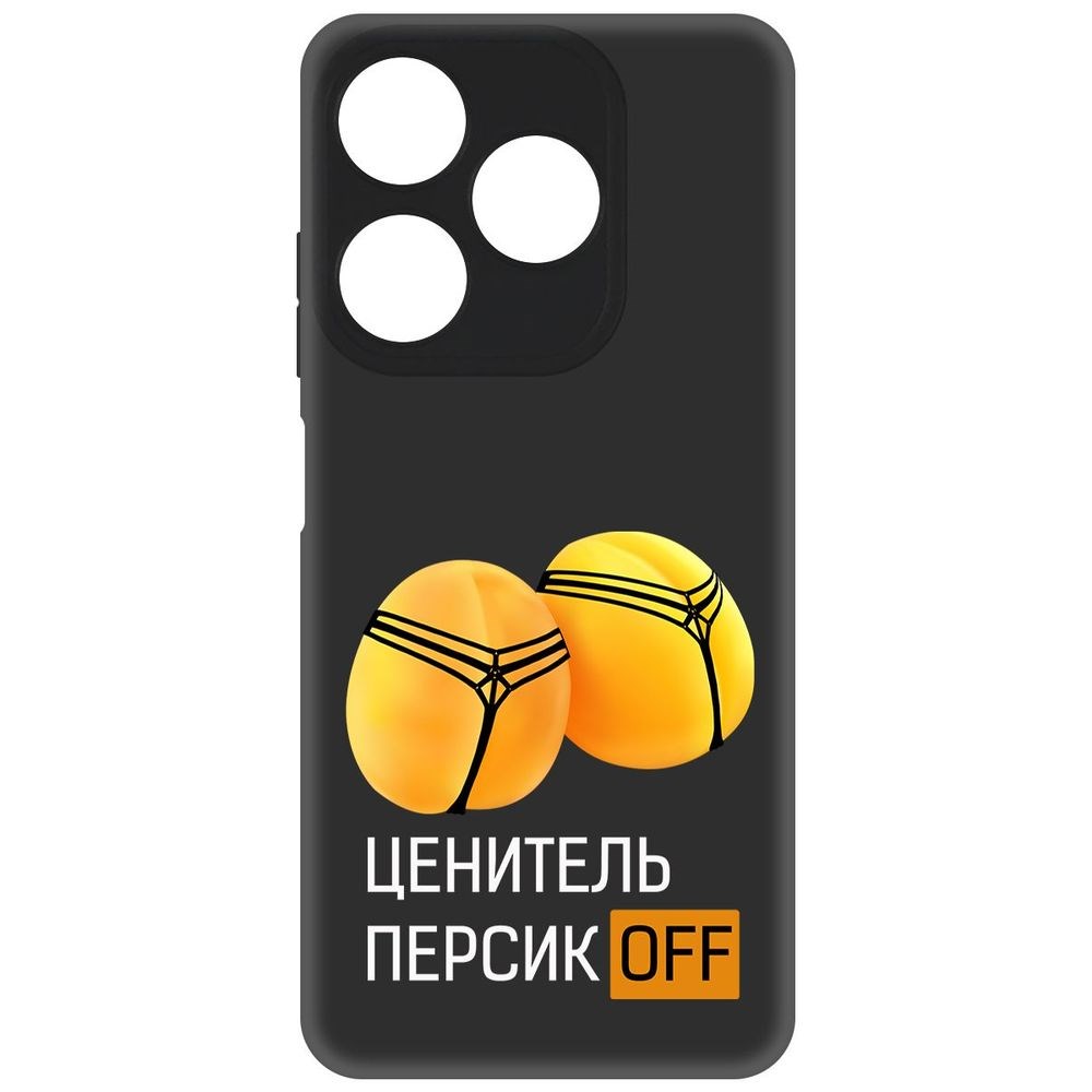 

Чехол-накладка Софт Ценитель персиков для Tecno Spark 10C