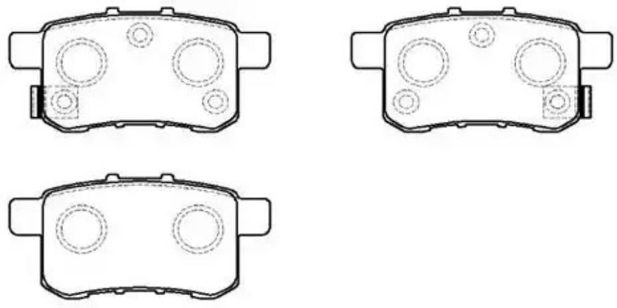 

Колодки тормозные дисковые Acura: TSX \ HONDA: CIVIC2.0, Accord HSB HP5215