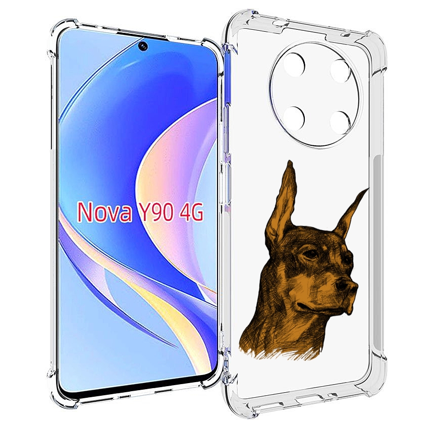

Чехол MyPads скетч доберман для Huawei Nova Y90 (CTR-LX1) / Enjoy 50 Pro, Tocco