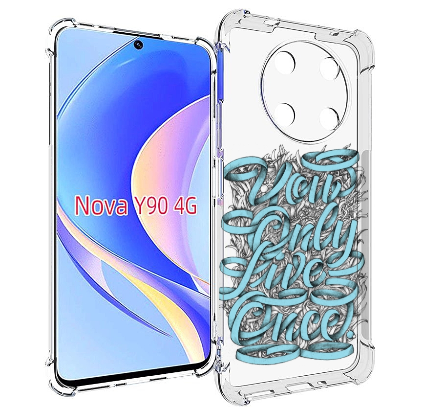 

Чехол MyPads слова из ленты абстракция для Huawei Nova Y90 (CTR-LX1) / Enjoy 50 Pro, Tocco
