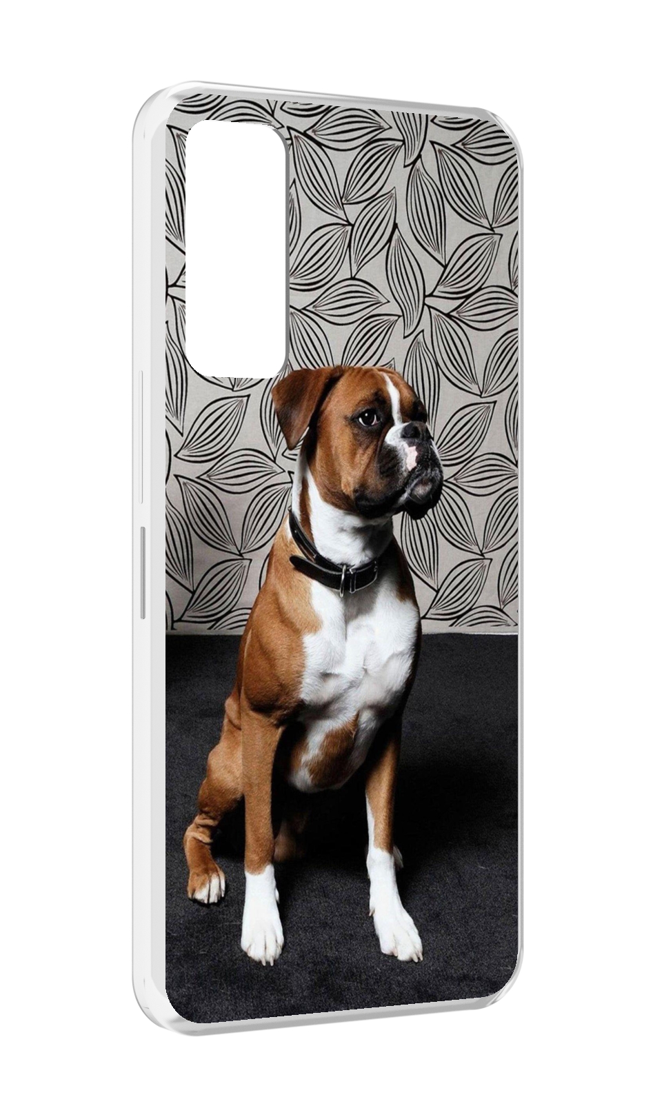 

Чехол MyPads боксер собака для TCL 30 / TCL 30 5G / TCL 30+ plus, Прозрачный, Tocco