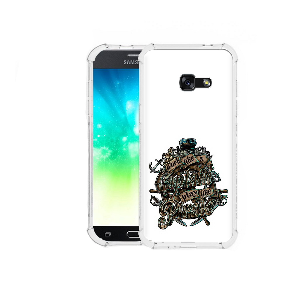 

Чехол MyPads Tocco для Samsung Galaxy A3 (2016) капитан пиратов, Прозрачный, Tocco