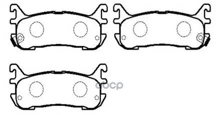 

HSB HP8265 Колодки тормозные дисковые MAZDA: MX-5, MIATA 94-