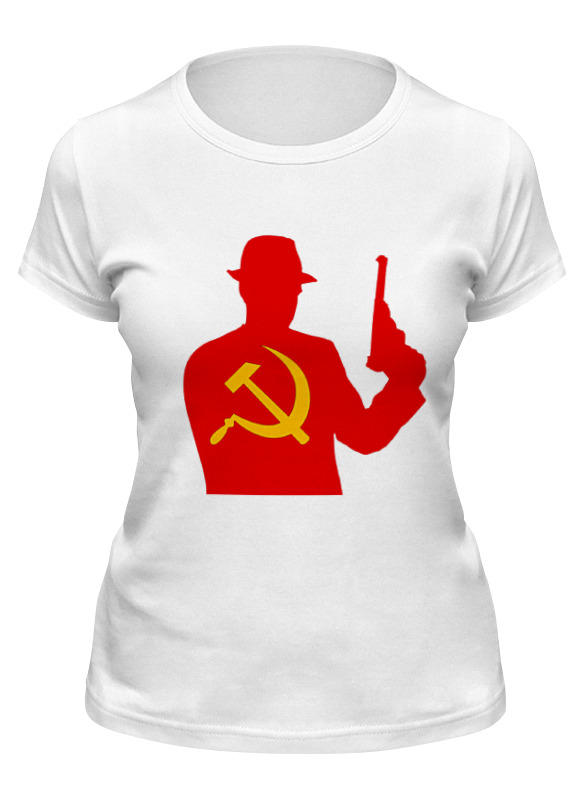 

Футболка женская Printio Russian mafia белая M, Белый, Russian mafia