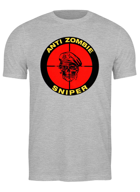 

Футболка мужская Printio Sniper серая M, Серый, Sniper