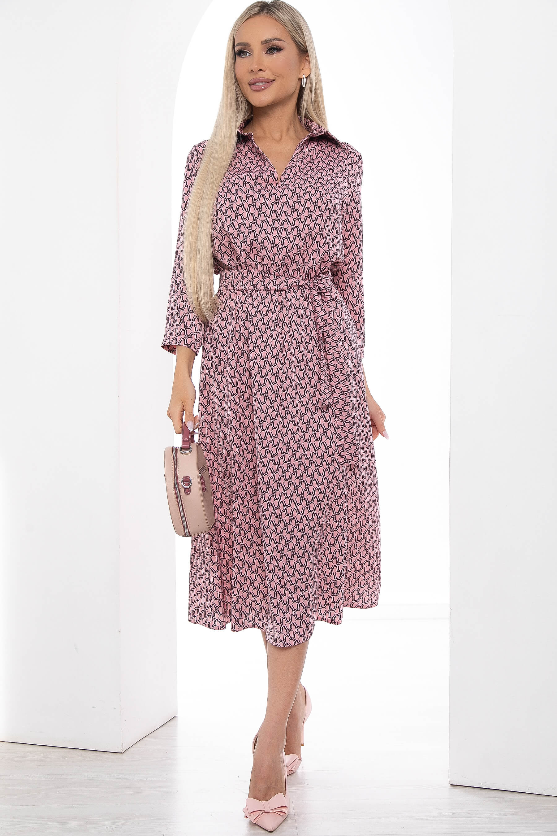

Платье женское LT Collection Бьянка розовое 52 RU, Розовый, Бьянка
