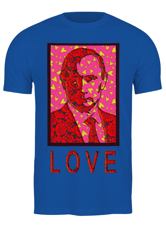 

Футболка мужская Printio Valenputin синяя M, Синий, Valenputin