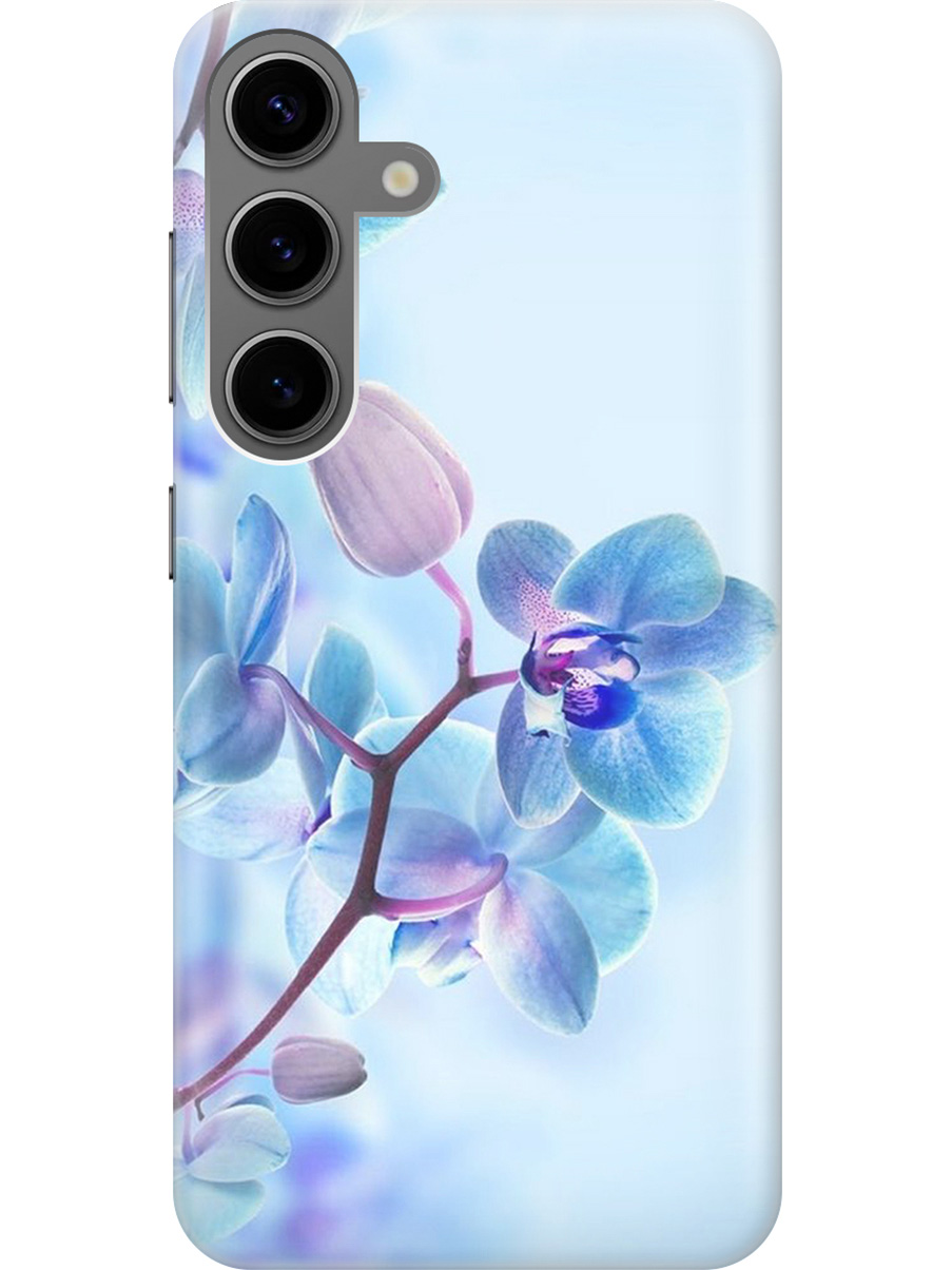 

Силиконовый чехол на Samsung Galaxy S24 с рисунком "Синий цветок на синем", Голубой;синий;фиолетовый, 20011912