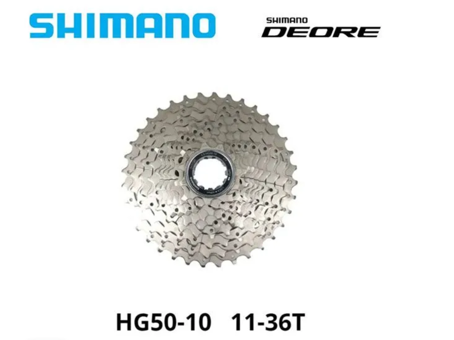 

Кассета 10 скоростей 11-36Т SHIMANO CS-HG50-10 в коробке, Серебристый