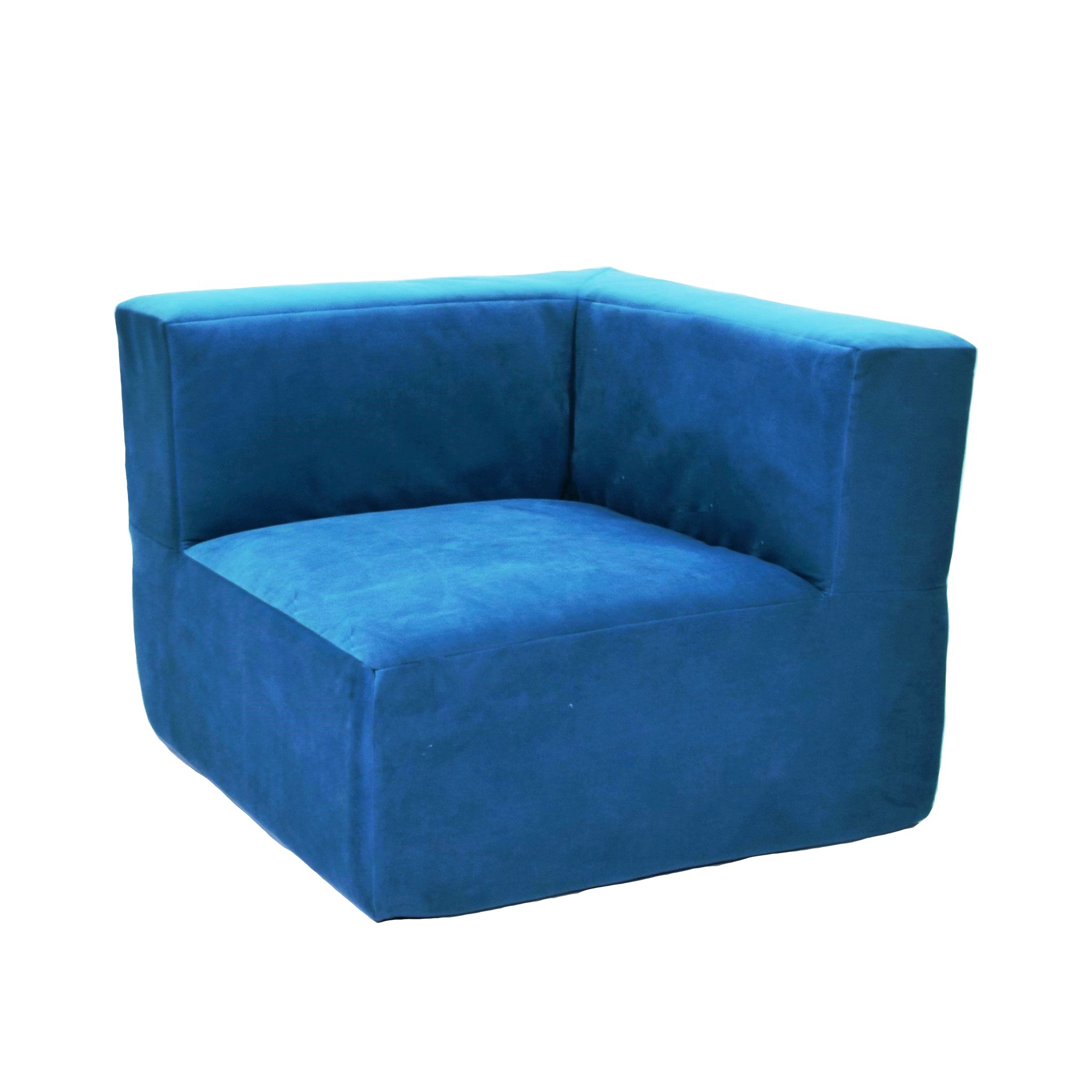 фото Кресло диван угловое модульное freeform тетрис 30 поролон велюр. морская волна