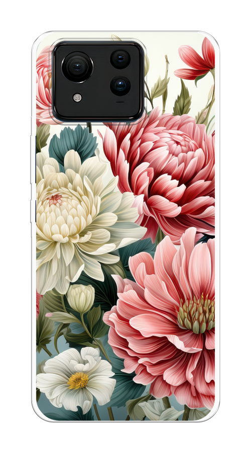 

Чехол на Asus ZenFone 11 Ultra "Садовые цветы рисунок", Розовый;зеленый;белый, 45250-1
