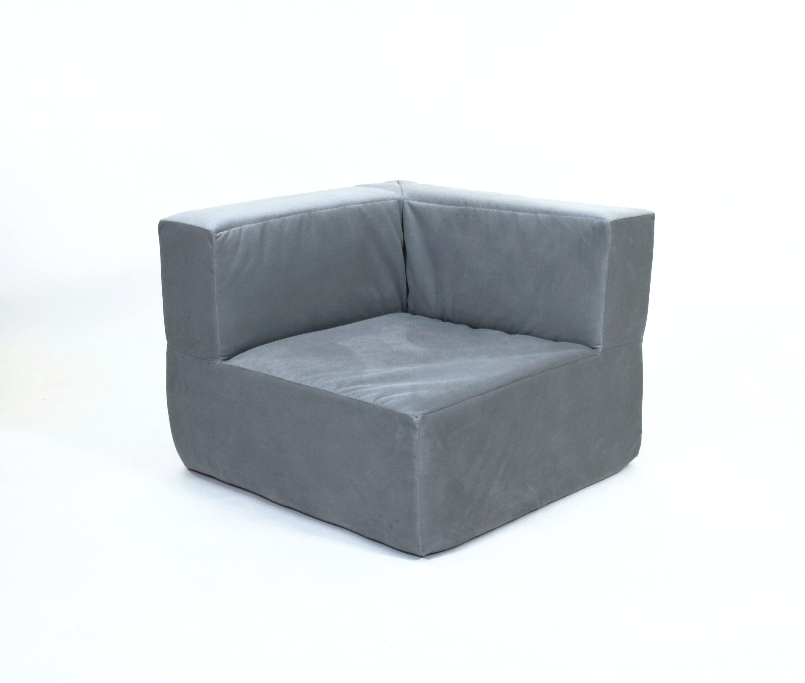 фото Кресло диван угловое модульное freeform тетрис 30 поролон велюр. серый