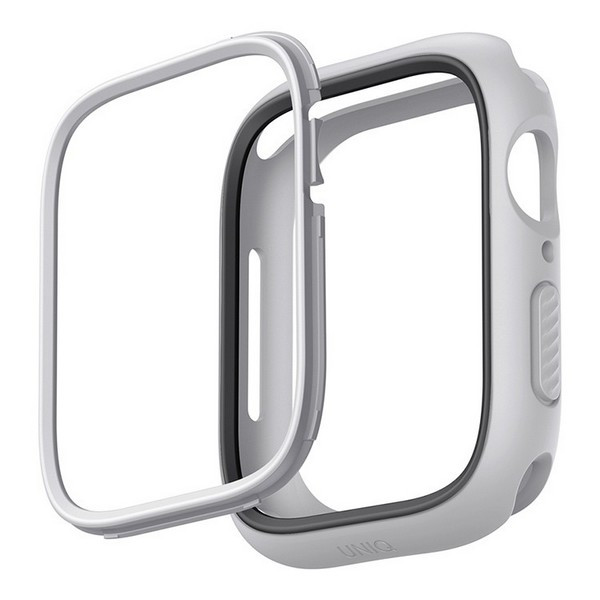фото Чехол uniq moduo interchangable case для apple watch 41/40 mm, chalk/stone grey