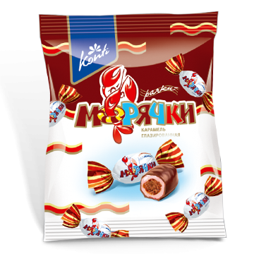 

Конфеты карамель Кonti Рачки-морячки в шоколадной глазури 250 г