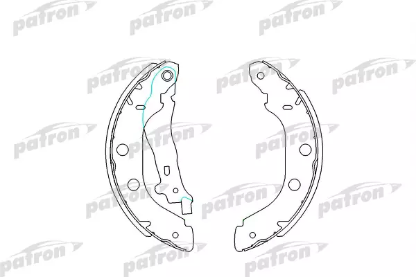 

Тормозные колодки PATRON барабанные PSP577