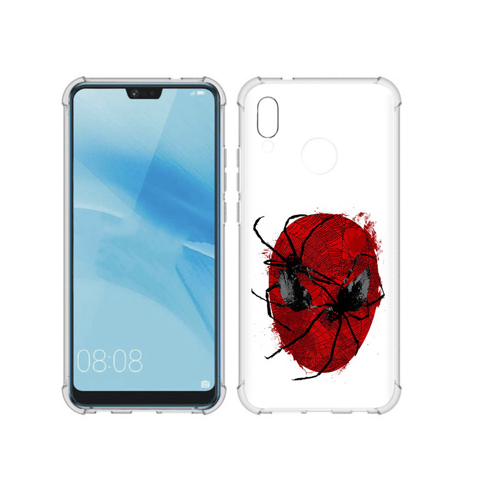 

Чехол MyPads Tocco для Huawei P20 Lite человек паук (PT130405.51.673), Прозрачный, Tocco