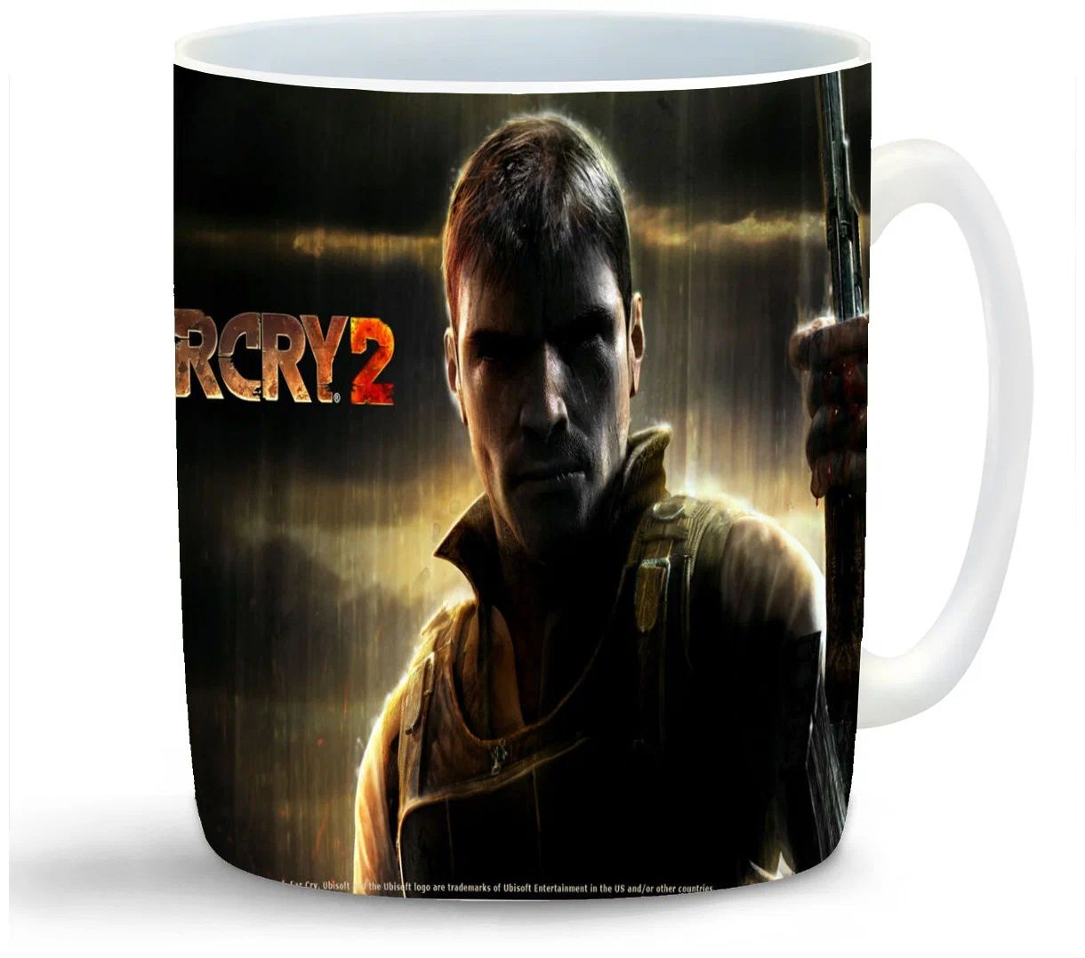 

Кружка CoolPodarok FarCry2 С винтовкой в руке Кровь