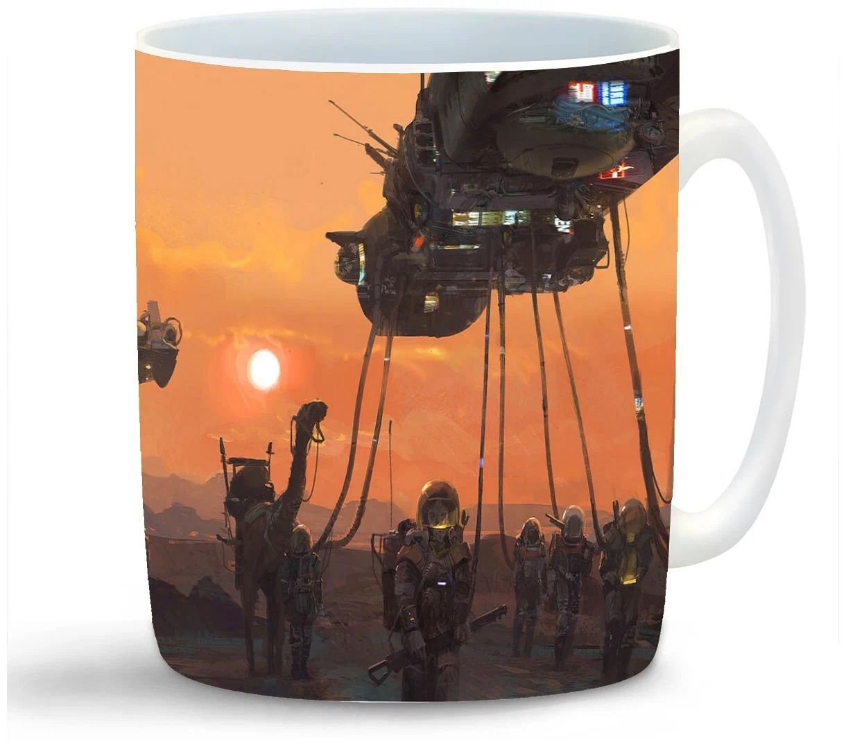 

Кружка CoolPodarok hawken Космонавты Десант Корабль