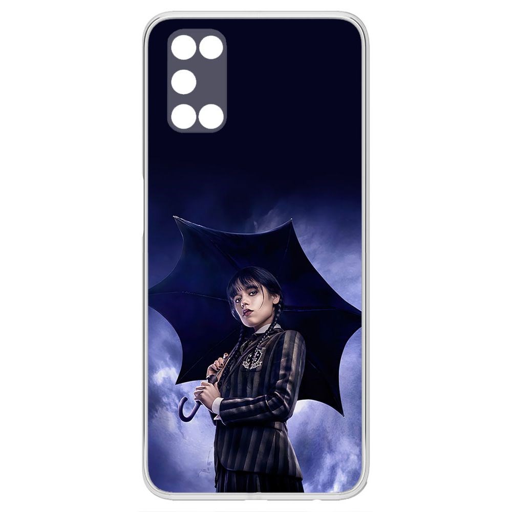 

Чехол-накладка Krutoff Clear Case Уэнсдей Аддамс - Уэнсдей под зонтом для Oppo A52