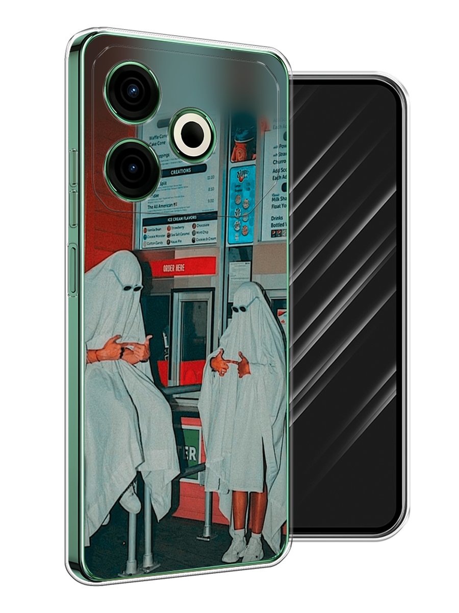 

Чехол Awog на Tecno Pova 6 Neo "Chillin Killin", Красный, 309050-1