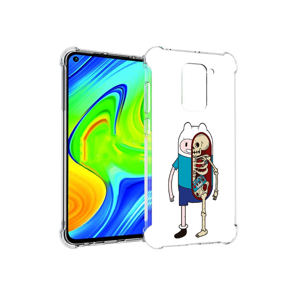 Чехол MyPads Tocco для Xiaomi Redmi Note 9 Финн скелет (PT150805.258.187)