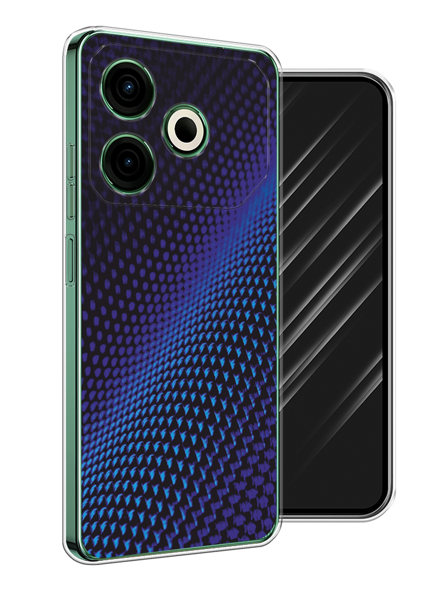 

Чехол Awog на Tecno Pova 6 Neo "Синий карбон", Черный;синий, 309050-1