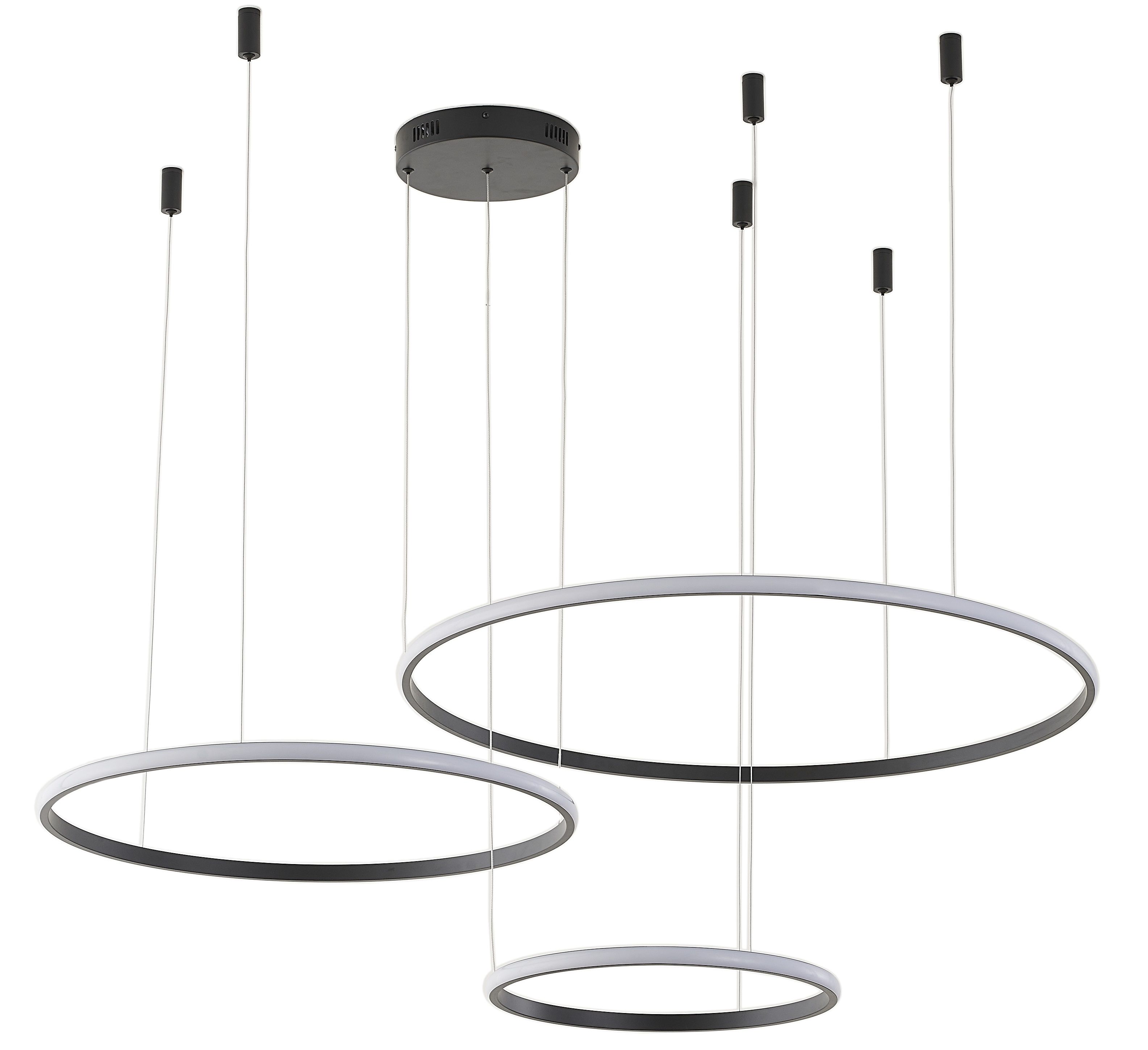

Люстра подвесная светодиодная ZORTES RINGOLIGHT ZRS.33321.75F LED 75 Вт черный, RINGOLIGHT