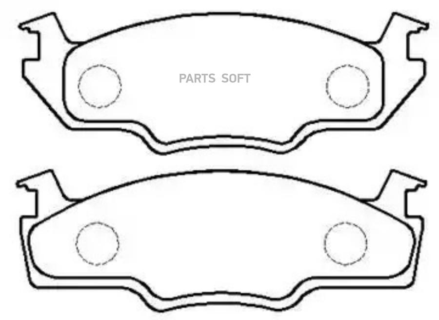 

Колодки тормозные дисковые VW: Golf, Passat, Santana HSB HP9324