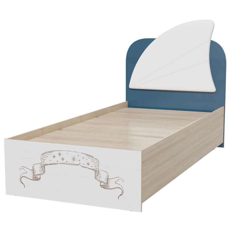 

Гранд Кволити 4-2008 БРИЗ Кровать дуб ривьера/рамух белый-синий, 4-2008 БРИЗ Кровать дуб ривьера/рамух белый-синий