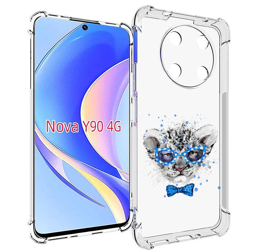 

Чехол MyPads тигренок с бабочкой для Huawei Nova Y90 (CTR-LX1) / Enjoy 50 Pro, Tocco