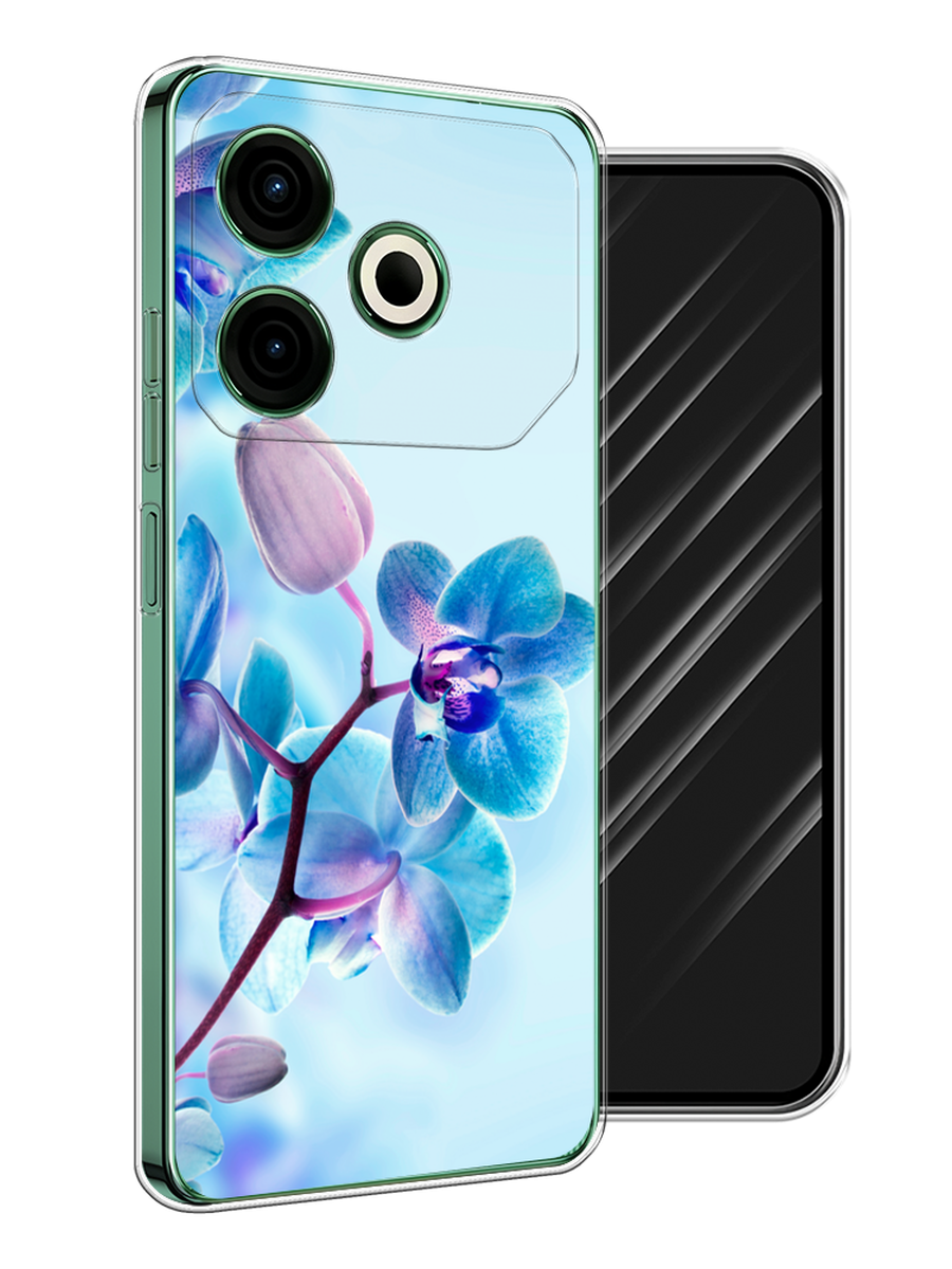 

Чехол Awog на Tecno Pova 6 Neo "Голубая орхидея", Голубой;синий;фиолетовый, 309050-1