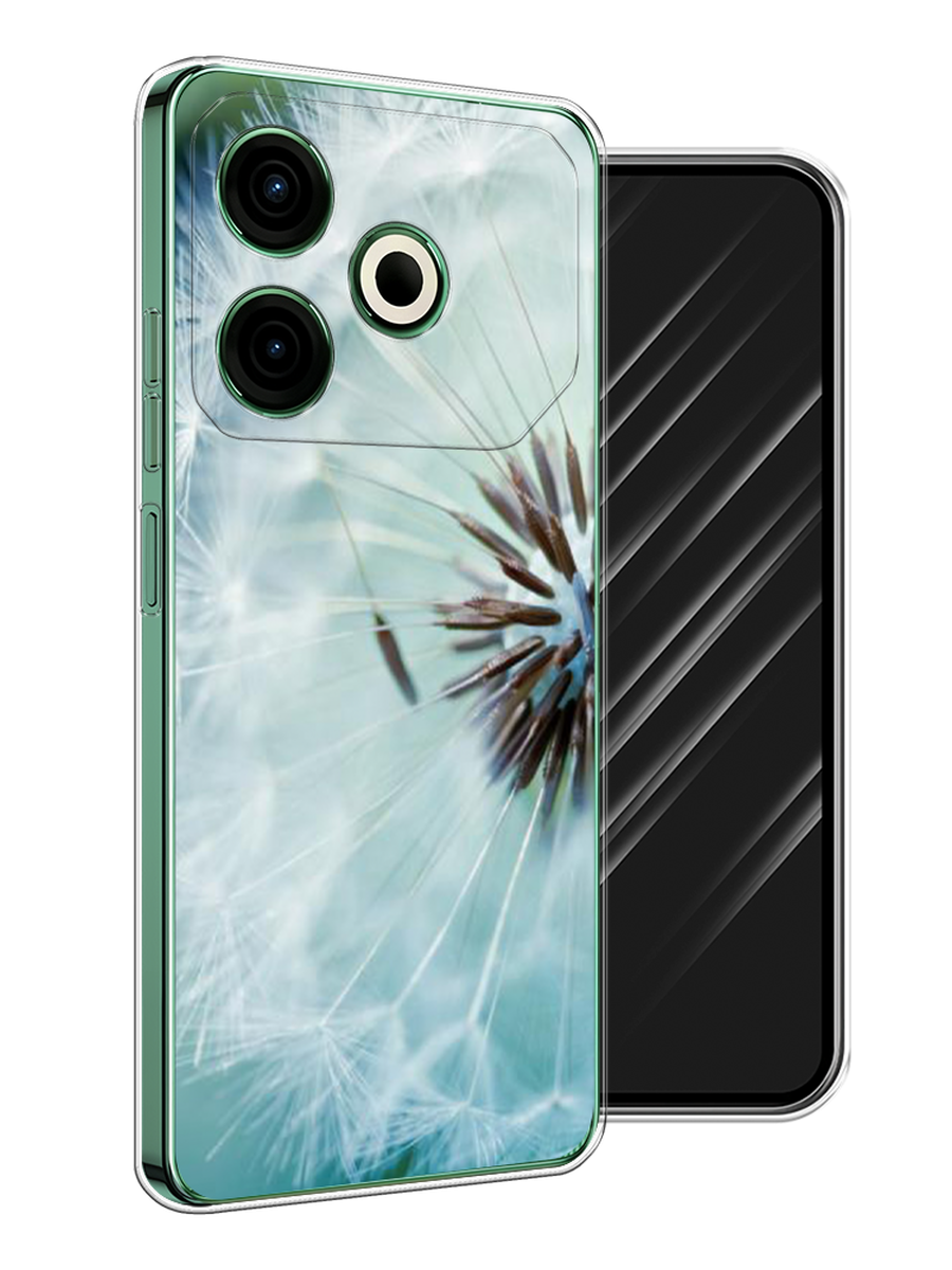 

Чехол Awog на Tecno Pova 6 Neo "Пух одуванчика", Серебристый;серый, 309050-1