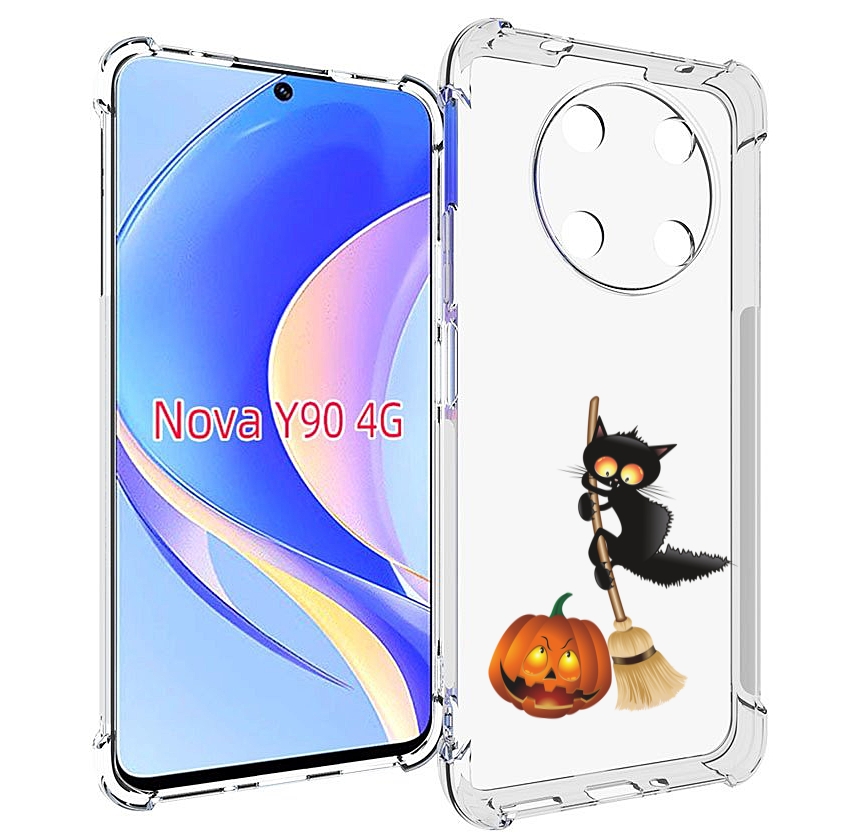 

Чехол MyPads хэлуинский котик для Huawei Nova Y90 (CTR-LX1) / Enjoy 50 Pro, Tocco