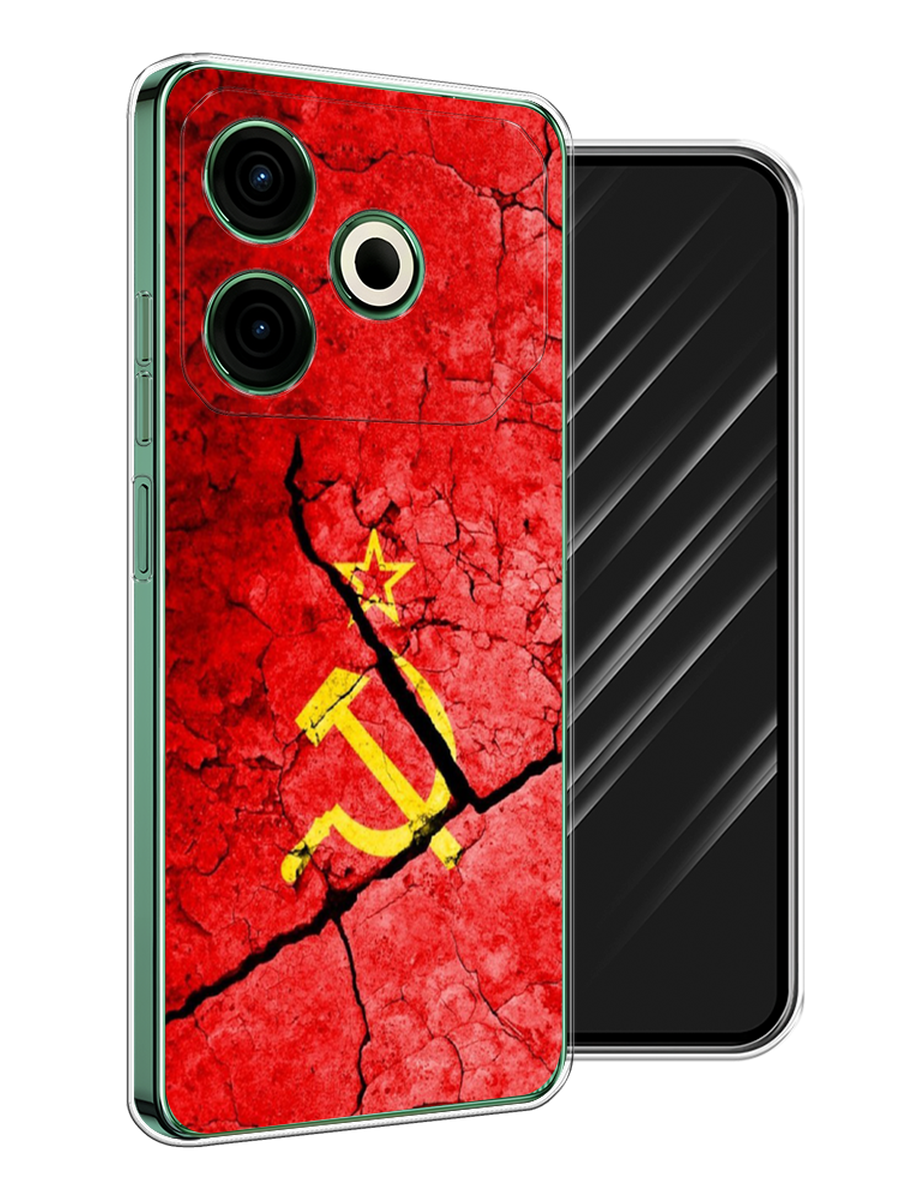 

Чехол Awog на Tecno Pova 6 Neo "СССР", Красный;черный;желтый, 309050-1