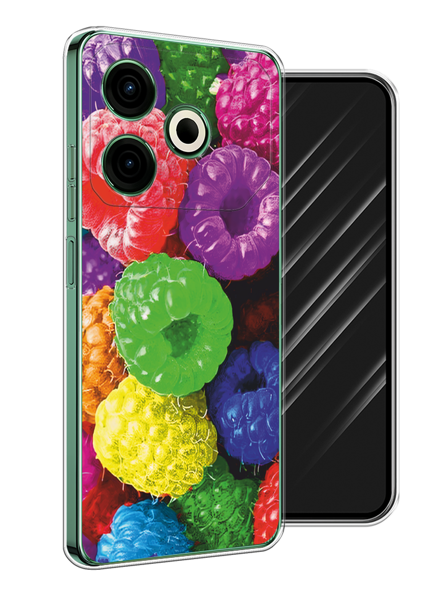 

Чехол Awog на Tecno Pova 6 Neo "Разноцветная малина", Разноцветный, 309050-1