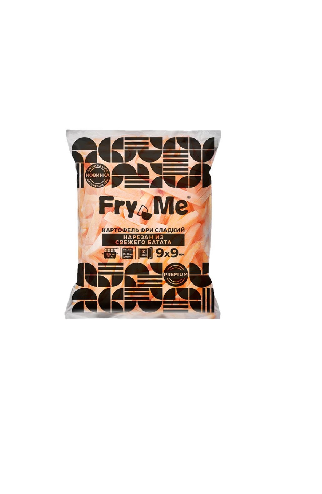 Картофель Fry Me фри замороженный 2,5 кг