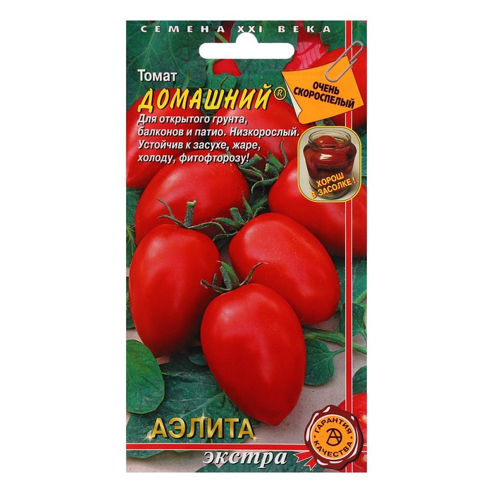 

Семена томат Домашний Аэлита 5486103-2p 4 уп.